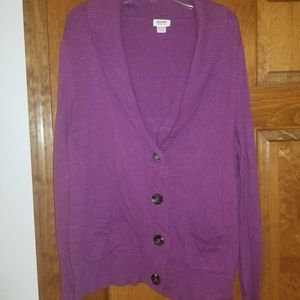 Light Purple Cardigan Sweater